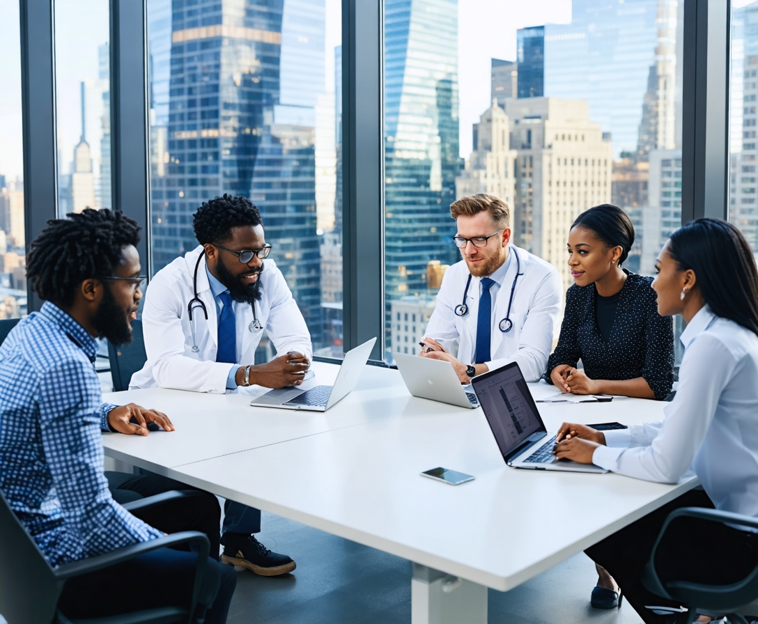 Команда AI Analytics School в офисе Нью-Йорка